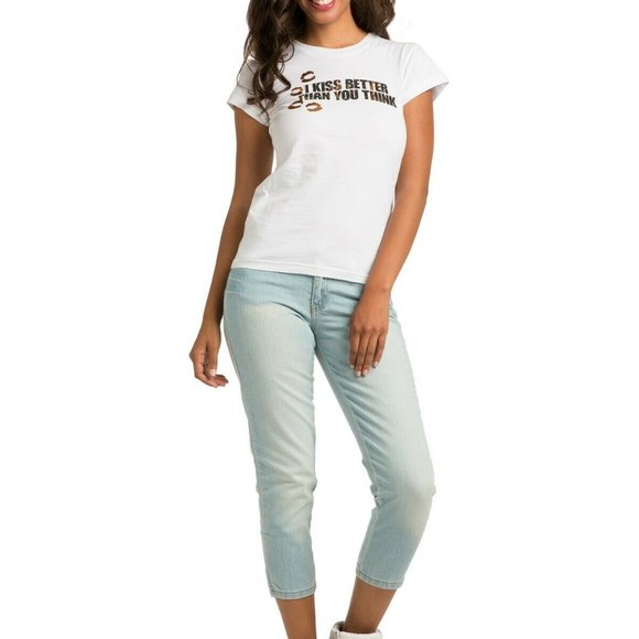 Sweet Vibes Plus 13 Bordered Pockets Blast Vtg Capri Light Blue Denim Jeans - Picture 2 of 5